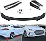 Xotic Tech Front Bumper Lip Spoiler + Side Skirt Splitter + Rear Bumper Lip Wrap Splitter Canard