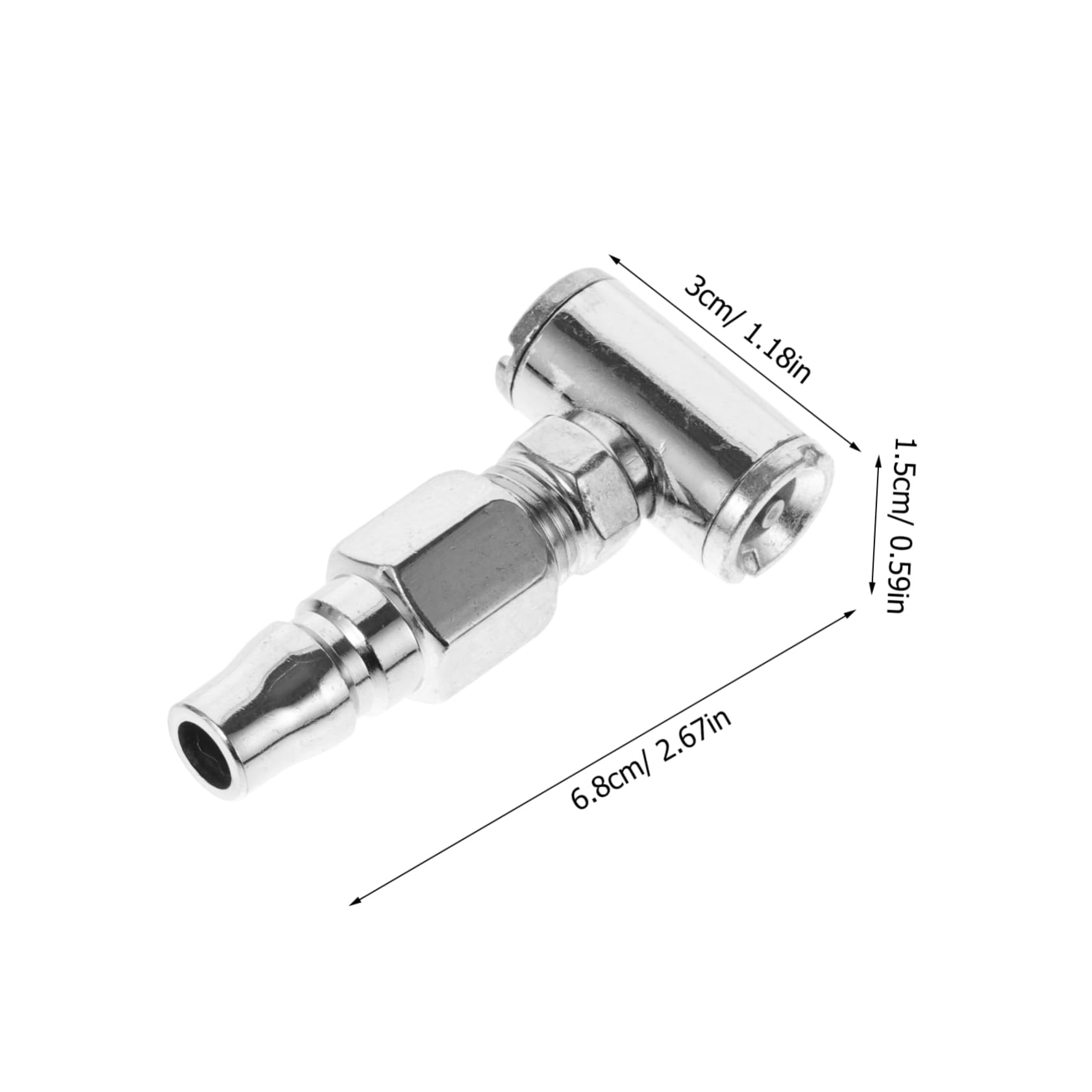 STOBAZA Lightweight Air Chuck for Tire Portable Inflation Chuck Reinforced for Car Truck