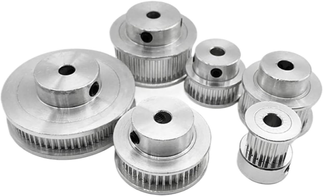 LYF-Timing Belt Pulley 2M 20T 30T 32T 36T 40T 48T 60T 80 Toothed Belt Width 10mm Aperture 5-12mm 3D Printer GT2 Pulley,1pcs, Efficient and Stable(6mm,30Teeth)