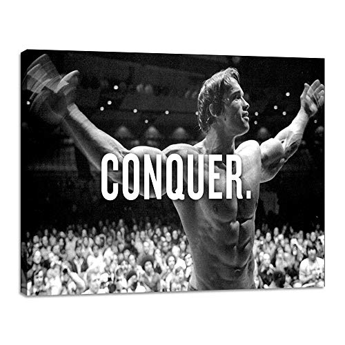 Yetaryy Inspirational Canvas Wall Art Entrepreneur Conquer Quotes Poster Print Motivational Painting Picture