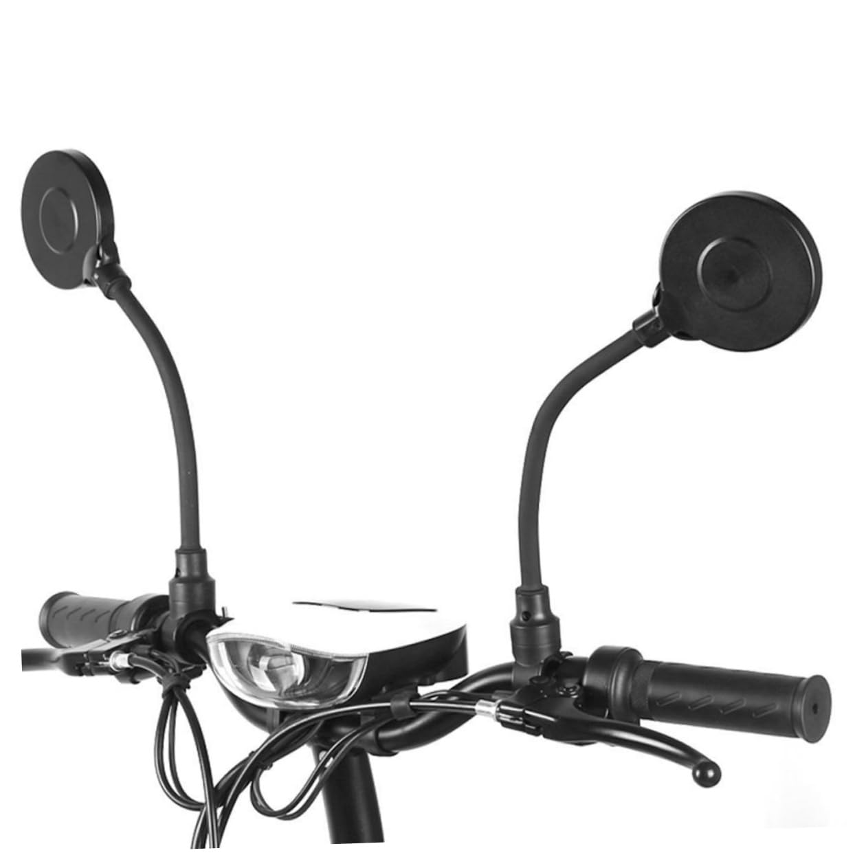 Luxshiny 2 Specchietti Retrovisori per Bici Manubrio Regolabile Design Convesso per Visione per e