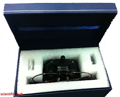 Image of Dental Medical Surgical Optical Binocular Loupe 3.5X In Case