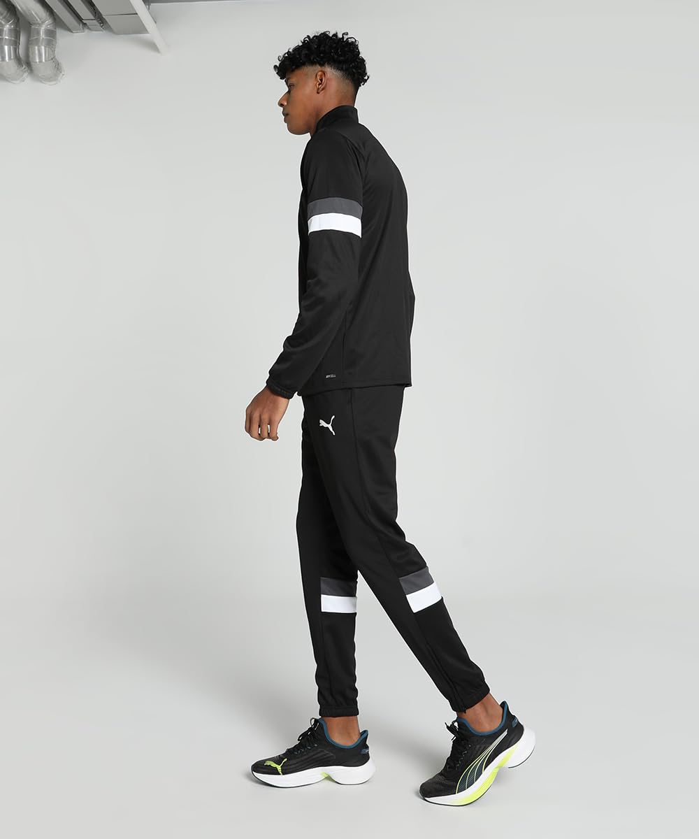 Puma Mens teamRISE Tracksuit, Black-Black, XL (65865303) 1