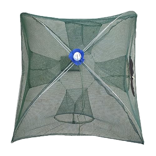 GOOHOCHY Collapsible Fishing Net Fish Traps Crab Nets Telescoping Easy to Use No Assembly Lightweight Random Color