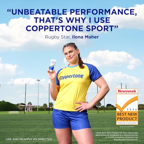 Image of Coppertone Sport Face Sunscreen Lotion SPF 60+, Water Resistant, 2.5 Fl Oz