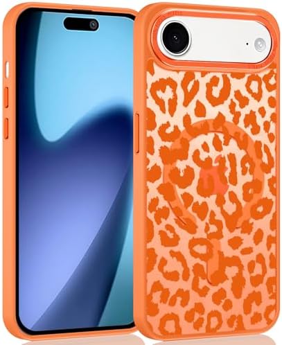 Vulfwela Cute Cheetah Print Phone Case for iPhone Air 6.5" Compatible with MagSa