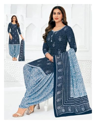 Image of Yashika Unstiched Crepe dress materials | Crepe Salwar Suit for women with dupatta | suit material for women unstitched