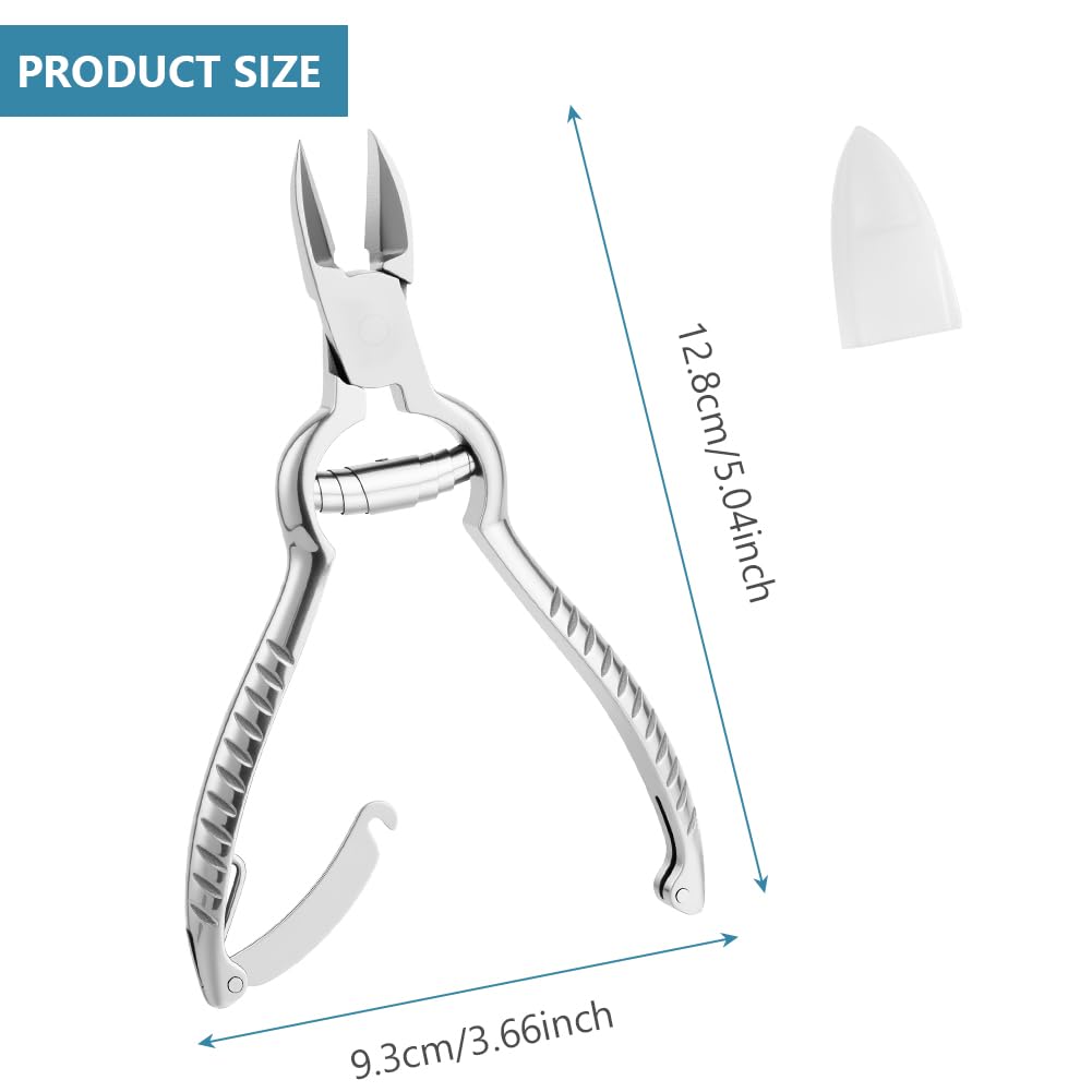 Beugo Pince Coupe Ongles, Coupe-Ongle pour Ongle Incarné et Épais Ciseaux Ongles Pieds en Acier Inoxydable Incarnés Robustes pour Mains et Pieds Manucure Pédicure