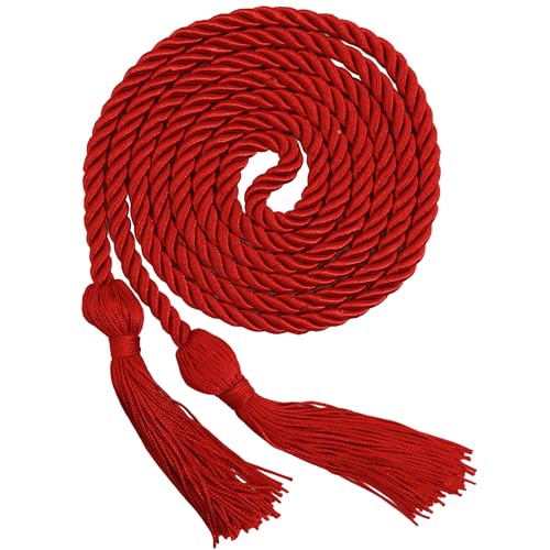 GraduationMall Graduation Honor Cord 68 Red