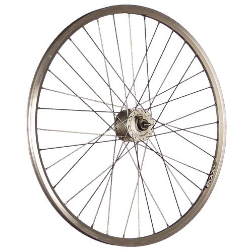 28 pollici ruota anteriore bici ZAC2000 dynamo DH-C3000-3N argento
