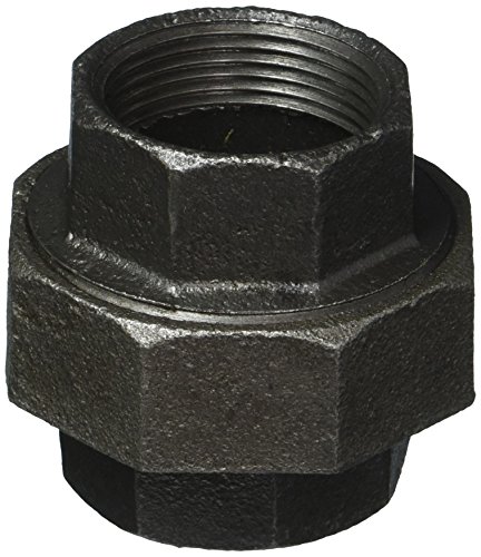 LDR Industries 310 U-114 Union, 1-1/4-Inch, Black