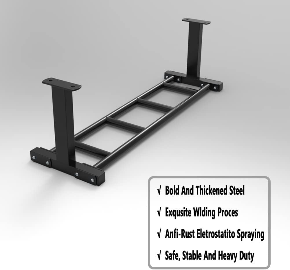 Wall-Mounted Pull Up Bar, Chin Up Bar, Safe and Stable Horizontal Bar Climbing Frame, Suitable for Muscle Strength Training in Home Gym, Load 300KG