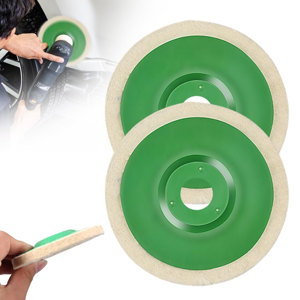Wool Felt Flap Polishing Disc, 2025 Upgraded Composite Wool Polishing Wheel Pads, 100 Angle Grinder Abrasives Abrasive Kit for Metal, Marble, Stone,