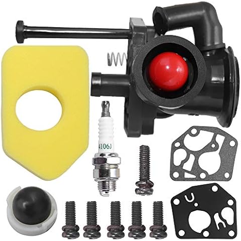 Zreneyfex Carburetor 795475 Replacement for 795469 795469 794147 498809 497619 790206 790218 699660 794161 498811 with 698369 Air Filter and Spring Cover