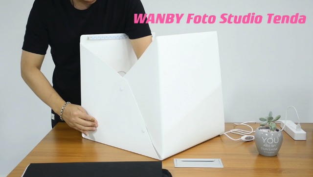 Mini Studio Fotografico WANBY - Tenda Luce LED Con Sfondi Per Foto Prodotti - Foto 11