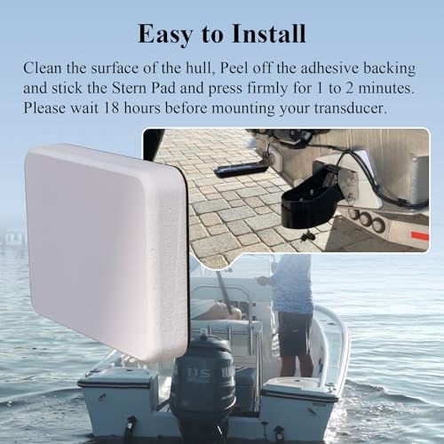 Image of 3Pack Transducer Mounting Plate,Jumbo Size Mounting Board(6.5 inchx4.75 inchx0.87 inch) | For Large 3D Scan Transducers, For Stern Saver Transducer Mount, Screwless installation, Easy to install, premium materials
