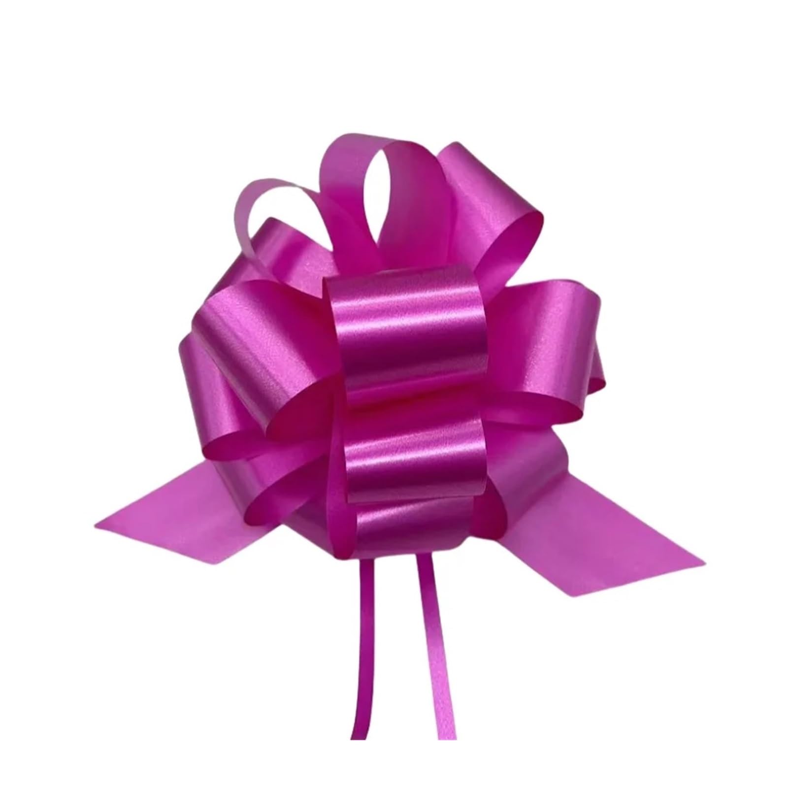 Xinglongs Bows for Gift Wrapping 60PCS Pull Bow Large 5. Inch Gift Wrapping String Bows with Ribbon for Easter Presents Wedding Basket(Rose)
