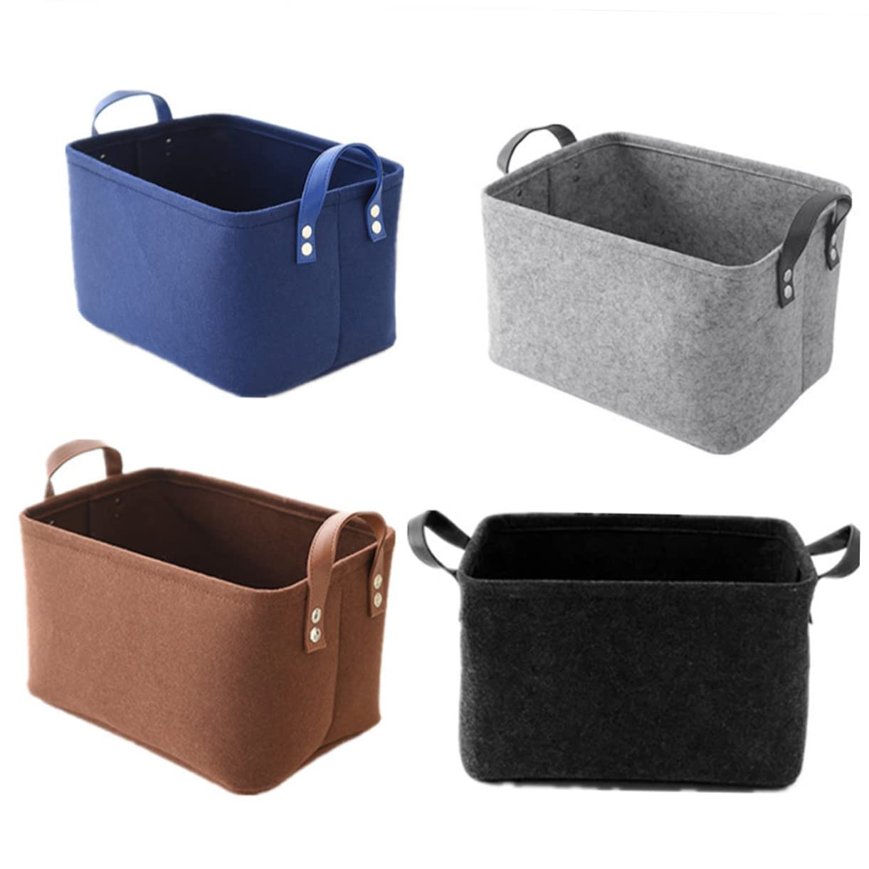 Zerodeko 1pieza Cesta De Almacenamiento De Fieltro No Diseño Para Organizar Sundries El Para Cocina y Habitación Infantil