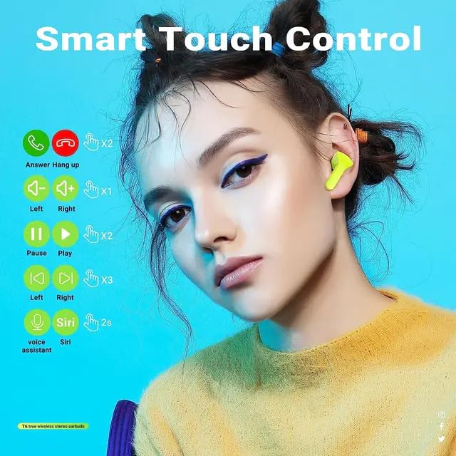 Image of Bleaws Air 31 True Wireless Stereo Earphone Wireless in-Ear TWS Earbuds Transparent Headphones