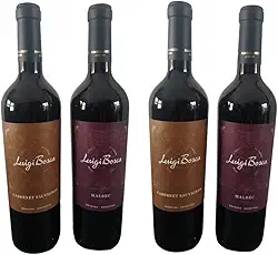 Quarteto Vinhos Luigi Bosca = 2 Malbec + 2 Cabernet Sauvignon