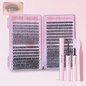 Catlinez Einzeln Cluster Wimpernverlängerung Kit 640 Pcs