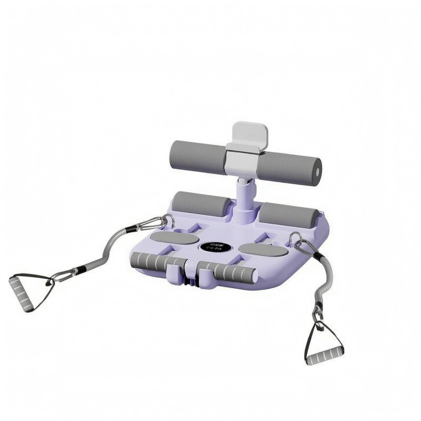 Sit-up Assist Device Suction Cup Sit-up Bar Compact for Indoor Purple with Rope-picture-29
