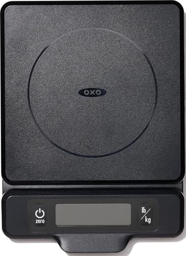OXO Good Grips 5-lb Kitchen Scale with Pull-Out Display, Black