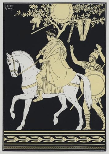 Toile murale abstraite de qualité premium Histoire d'un vainqueur Kuhn Regnier 60x90cm