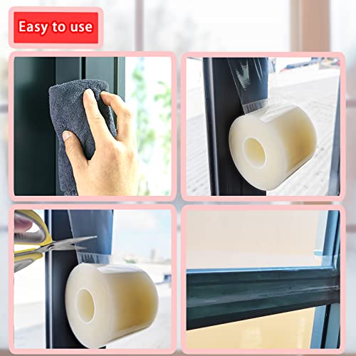 Image of Window Sealing Tape, Window AC Insulation Tape,2 Inch x 165 FT(55 Yards) | Waterproof Blocker for Cold Heat Air, Windproof, No Residue Strong Adhesive