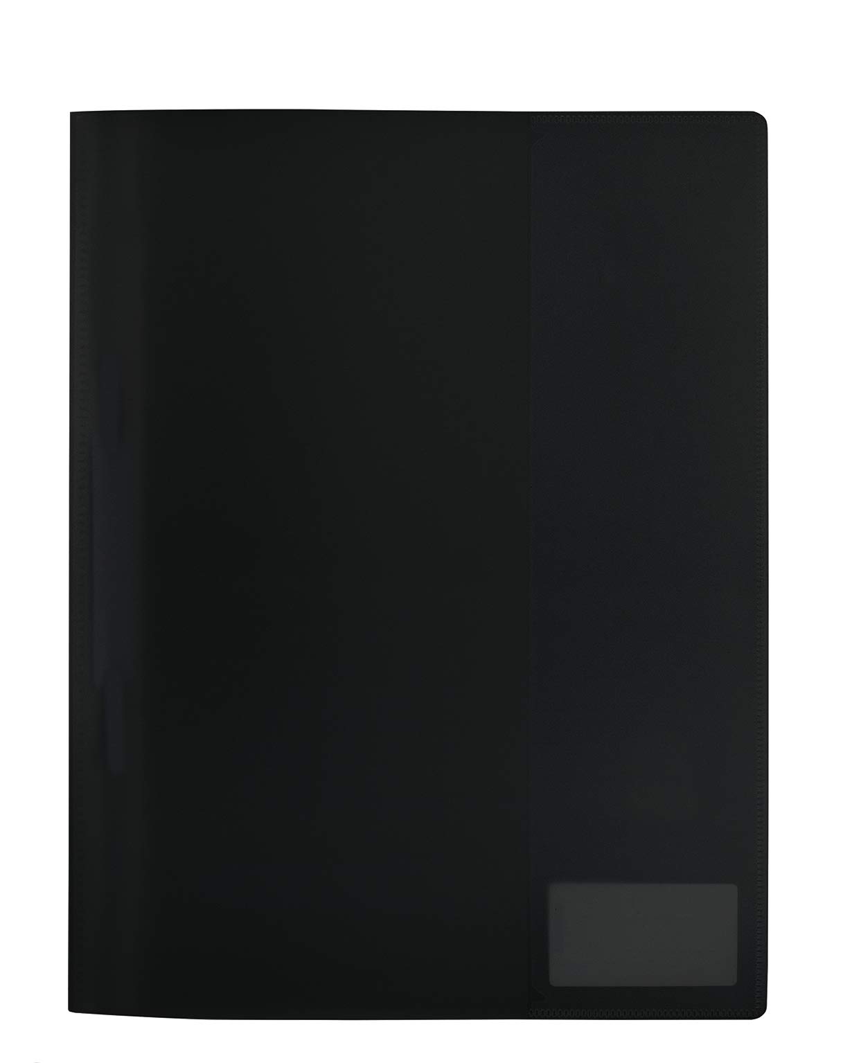 HERMA Project File A4 Translucent, with inscription label, made of wipeable and sturdy plastic, report folder for school, black