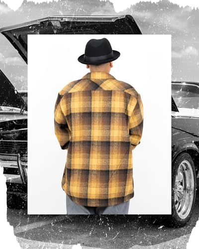 FB County Super Heavyweight Long Sleeve Shirt - Unisex Casual Fit, Wool Winter Long Sleeve w/Metal Buttons3