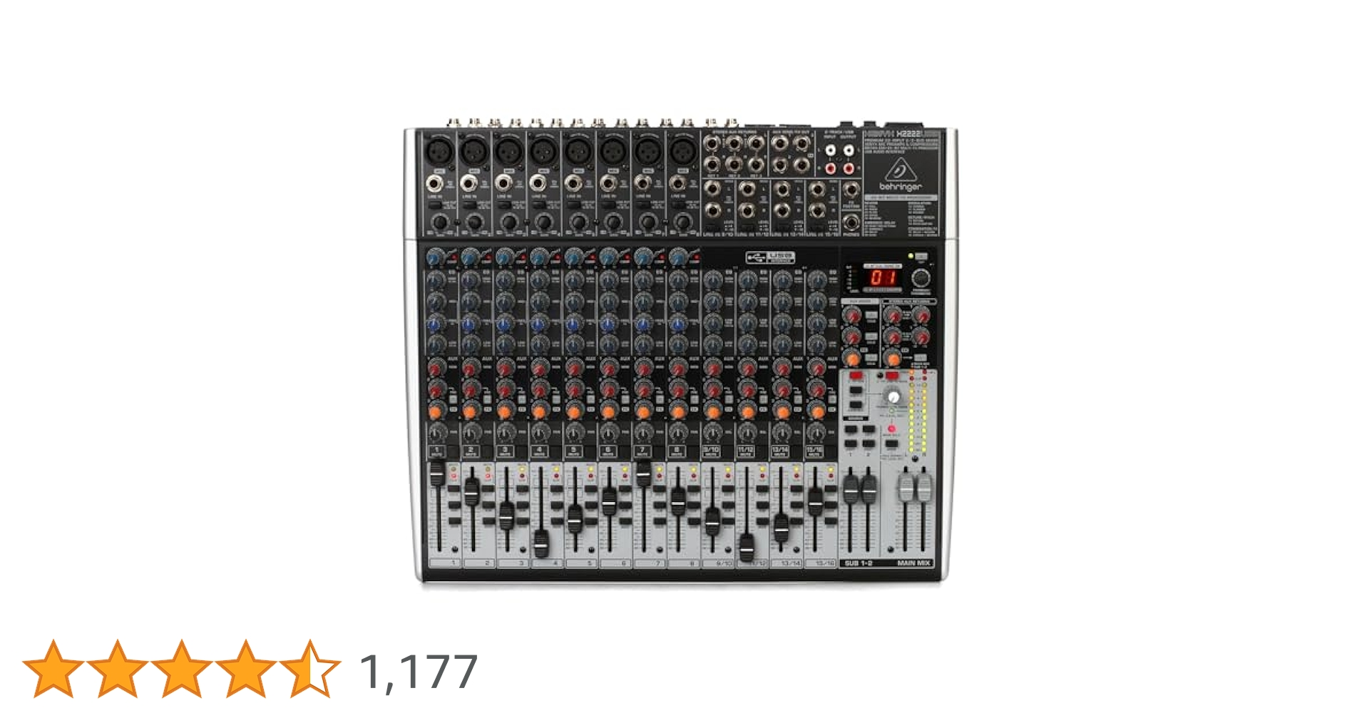 BEHRINGER XENYX X2222USB アナログミキサー 難点あり。 BEHRINGER XENYX X2222USB アナログミキサー 難点あり。 Amazon