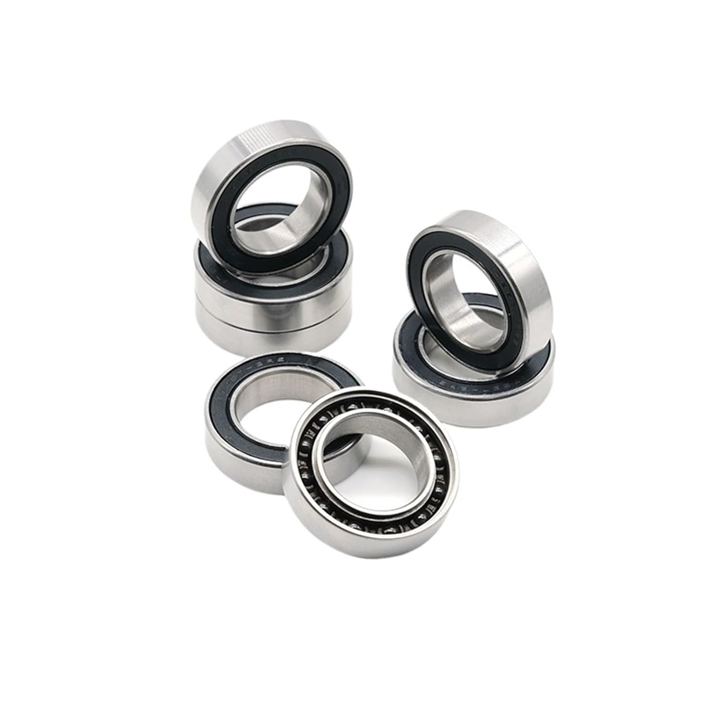 17287RS Hybrid Ceramic Bearing 17 * 28 * 7 mm ABEC-7 (2PCS) Bicycle Bottom Brackets Spares 17287 RS 2RS Si3N4 Ball Bearings