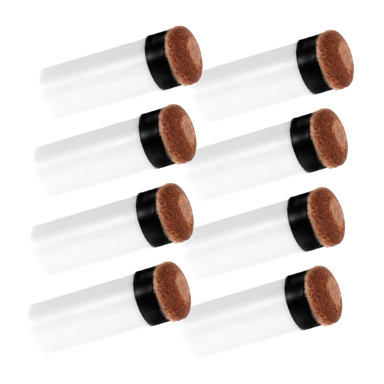 BCOATH 8Pcs Billiard Tips Replacement Durable Pool Stick Accessories for Enhanced Performance Essential Tool for Billiard Enthusiasts Lightweight and Portable