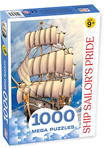 Image of Ship-Sailor's Jigsaw Puzzles 1000-Piece for Kids and Childrens Educational Challeging Brain Booster, Gifts, Fun and Creative Game All Country Name with Capitals - Ages 9+ (1000 Pcs)
