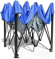 Tenda Gazebo Sanfonada Articulada 3x3 - Barraca de Praia Dobrável para Camping, Festas e Eventos