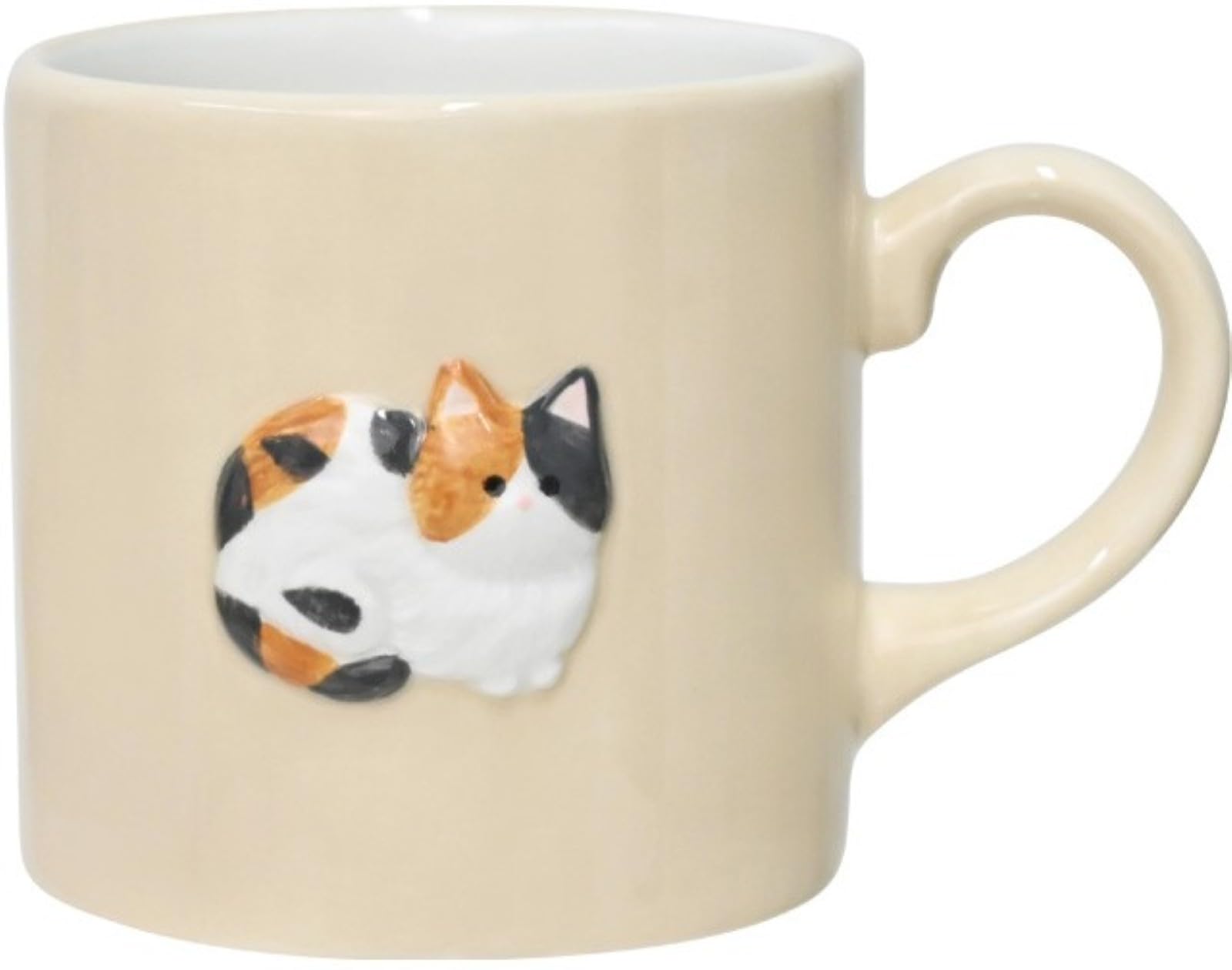 Amazon.co.jp: 逸品社 Loulou Nyan マグ ミケネコ 270ml 57019