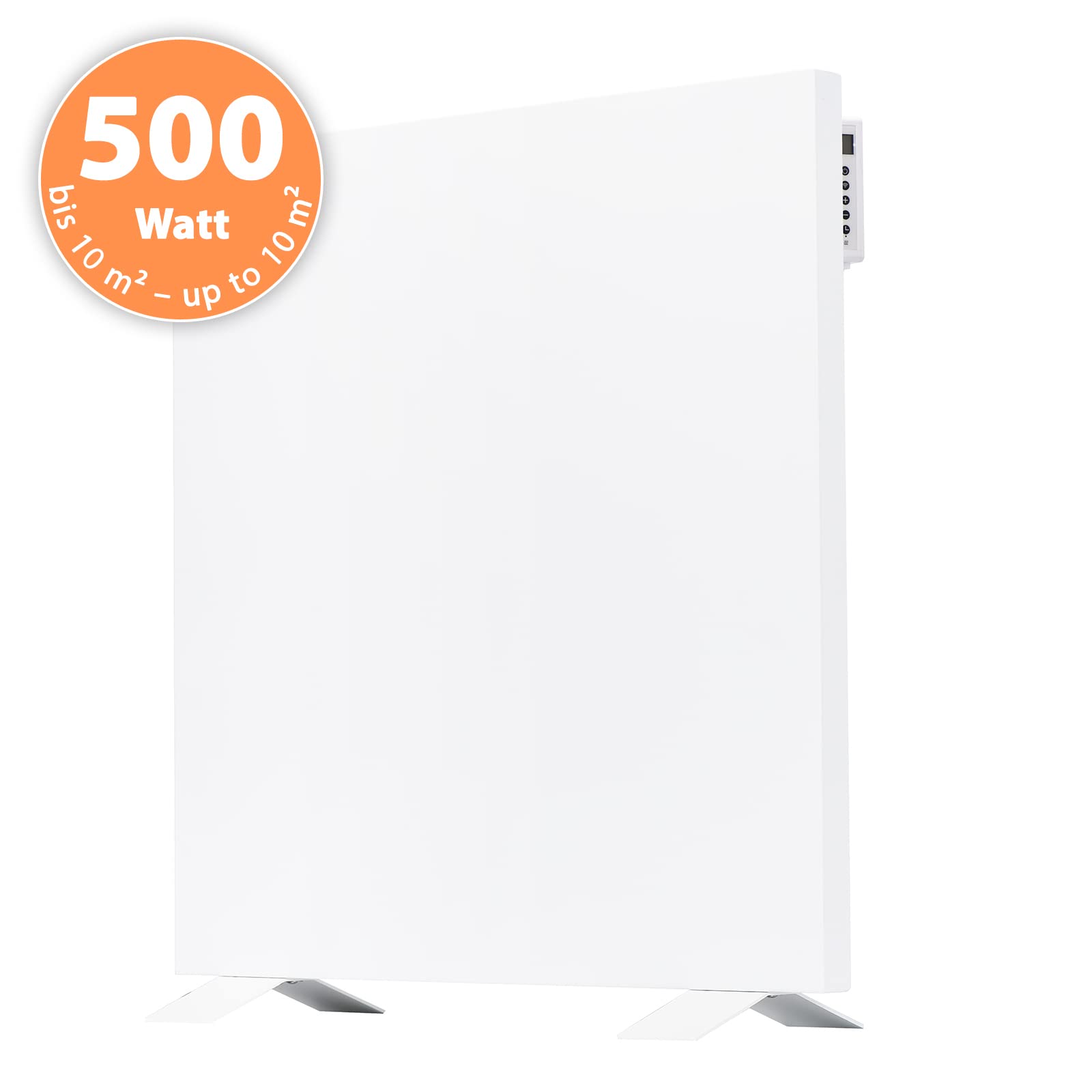 Calefacción por infrarrojos HybridPro 500 W, calefacción híbrida combina calor infrarrojo y convección en un solo dispositivo