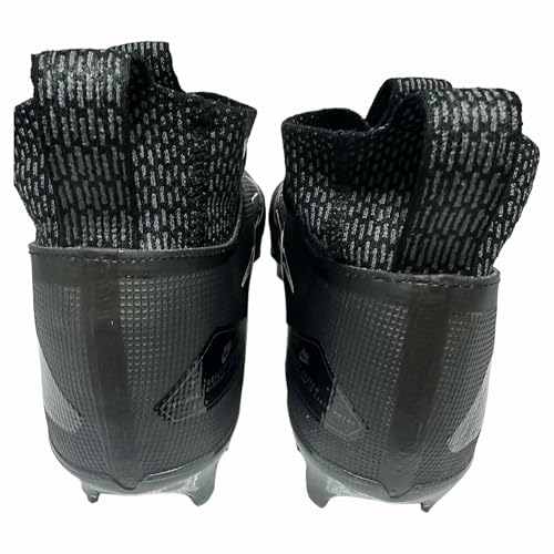 Nike Men's Alpha Menace Elite3 Football Cleats Shoes Black/White/Iron Grey #CT6648-010 - Size Men's 103