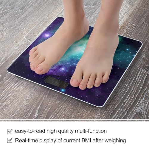 Green Blue Purple GalaxyScale para peso corporal con LCD miniatura 5