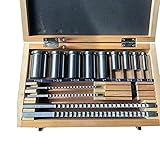 Keyway Broaches Sets 18Pcs HSS Inch Industrial Tools for Lathe, B-1/8' and 3/16', C-1/4' and 3/8'...