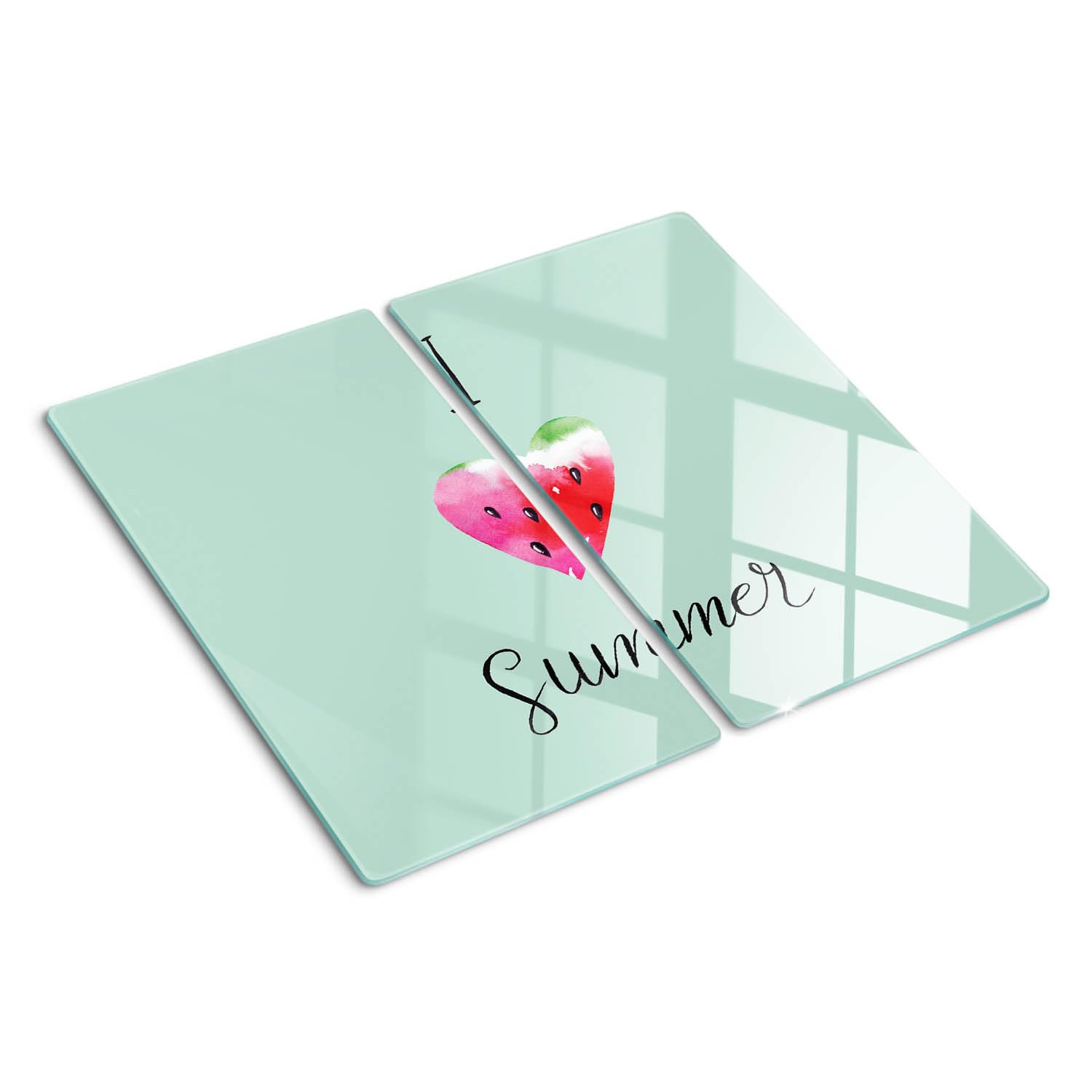 Planche en verre résistant à la chaleur pour protection de plaques