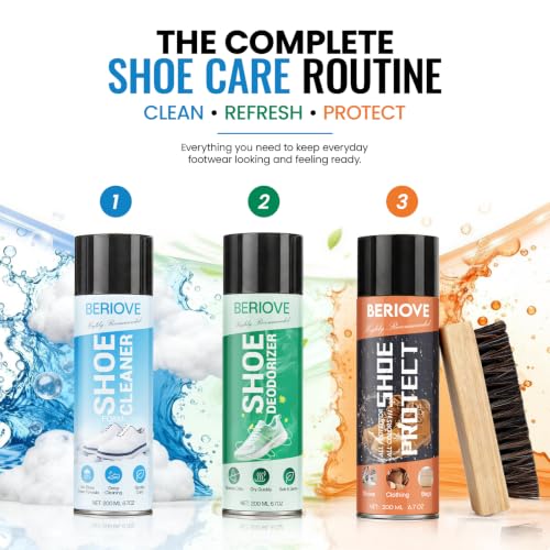 Image of Protect Shoe Protector Spray - 6.7 OZ Waterproofing Spray | Rain & Stain Waterproof Nano Protection for Leather, Suede, Sneaker