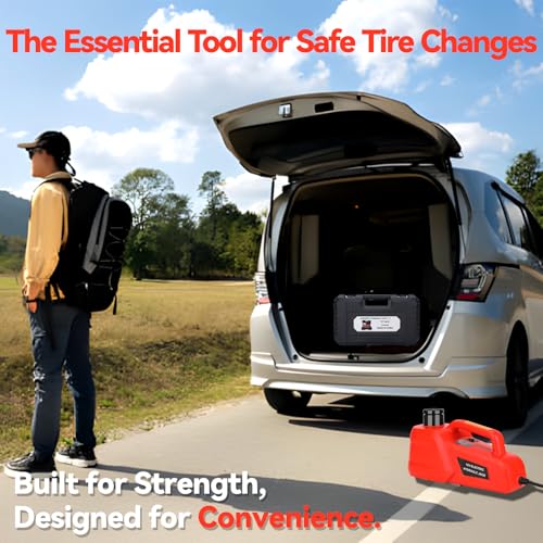 Image of Trihelper Electric Car Jack 5 Ton 12V Hydraulic Jack Portable Car Lift Floor Jack Stand for Sedans SUV MPV Sedan Truck Change Tires Garage Repair Roadside Emergency Kit