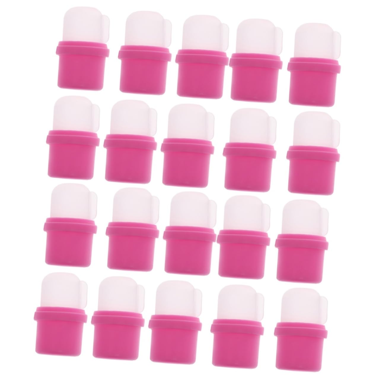 MUSISALY 2sets Manicure Tools Nail Soaker Covers Nail Polish Removers Reusable Remover Kit 10pcs*2