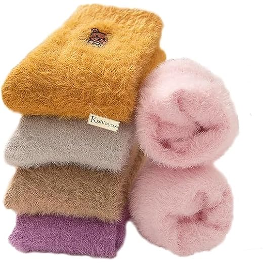 Kids Cartoon Winter Socks Ankle Length