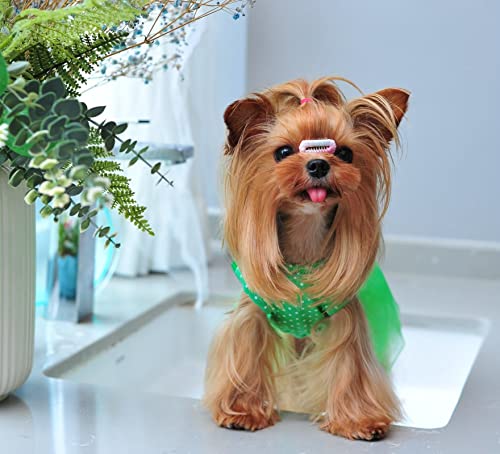 Petroom Puppy Dog Floral Dress,Pup Sundress Cat Vest Shirt Clothes For Small Dogs Cats(Green Tulle Xs) #TOP4