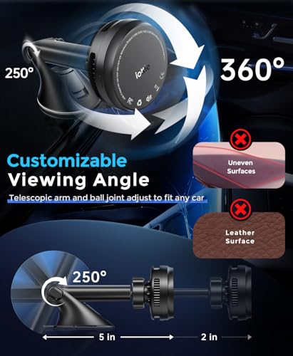 iOttie Velox Pro Qi2.2 Wireless Car Charger Mount — view 4