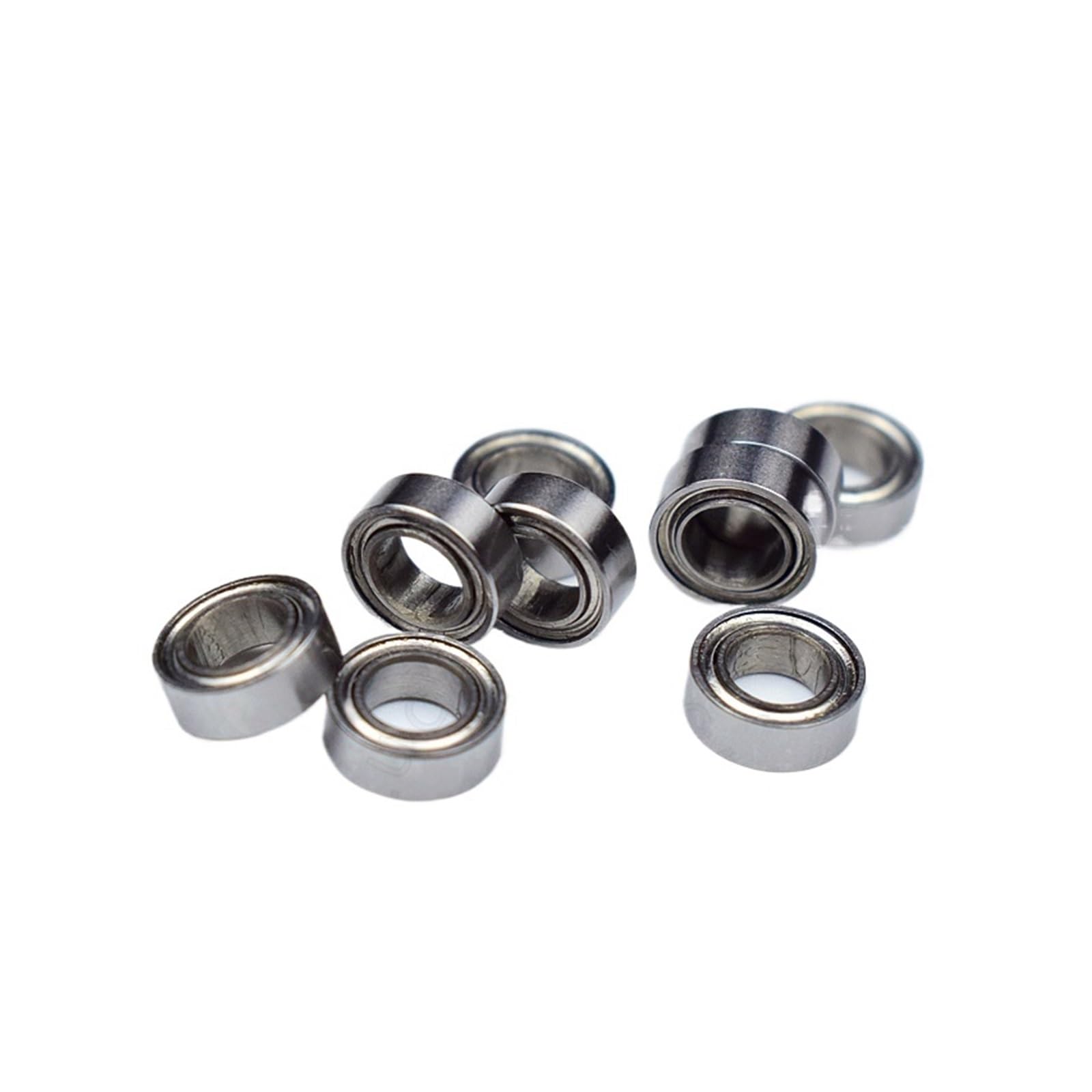10 Uds MR74ZZ 4 * 7 * 2,5 (mm) 10 Uds. Rodamiento de acero cromado en miniatura sellado de metal