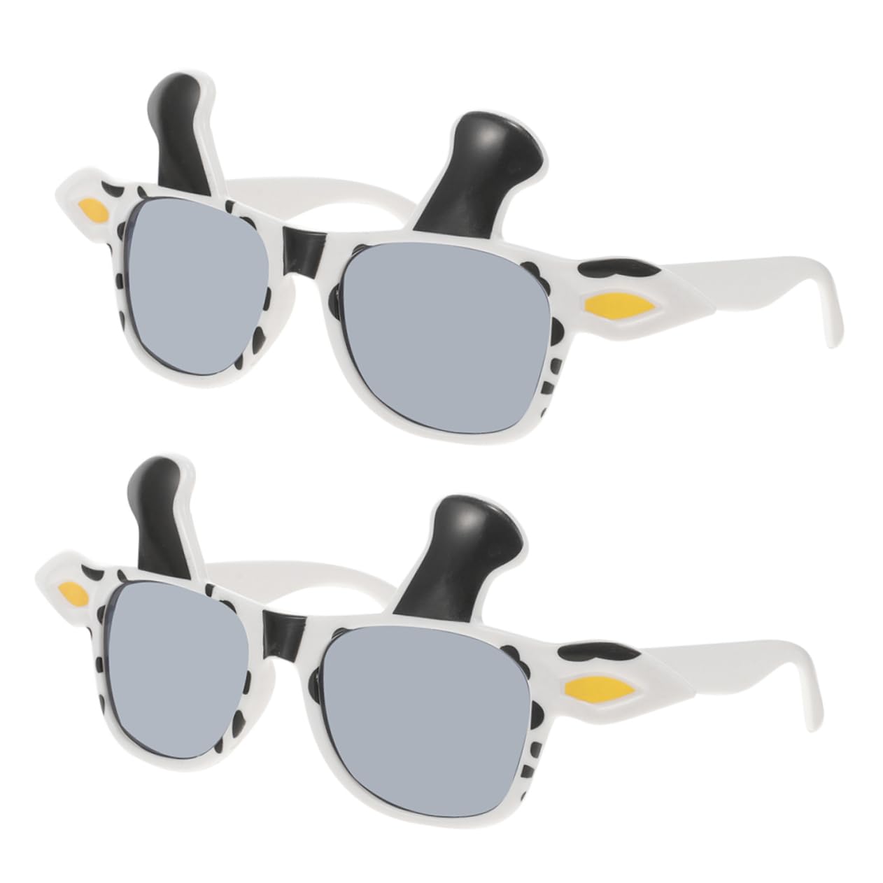 WOFASHPURET 2pcs Cow Cosplay Glasses For Party Decorations Funny Eyeglasses For Adults Photo Booth Props Birthday Party Accessories